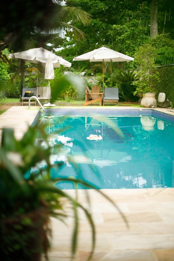 Indoor pool, outdoor pool