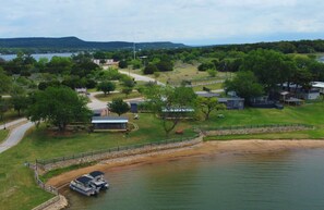 Aerial view - Bungalow #9 at Possum Kingdom Lake (Graford)
