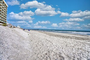On the beach