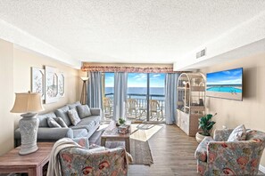 Una televisión, un reproductor de DVD