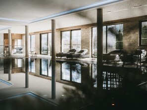 Indoor pool, seasonal outdoor pool