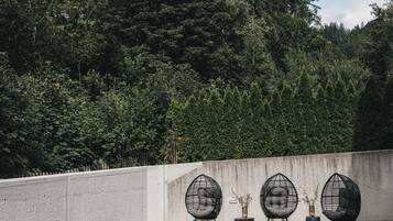 Indoor pool, seasonal outdoor pool