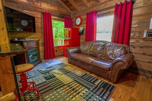 TV connectée, cheminée