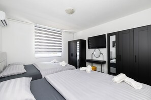 Appartamento Comfort | 1 camera, ferro/asse da stiro, Wi-Fi gratuito, lenzuola