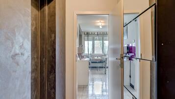 Comfort Apartment | Private kitchen | Fridge, coffee/tea maker, electric kettle, dining tables