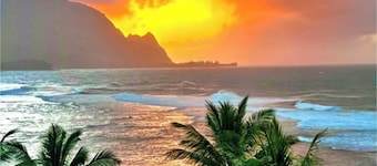 3BR Home: AC in all bedrooms, close to 1Hotel Hanalei Bay as well as Makai Golf