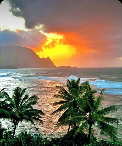 3BR Home: AC in all bedrooms, close to 1Hotel Hanalei Bay as well as Makai Golf