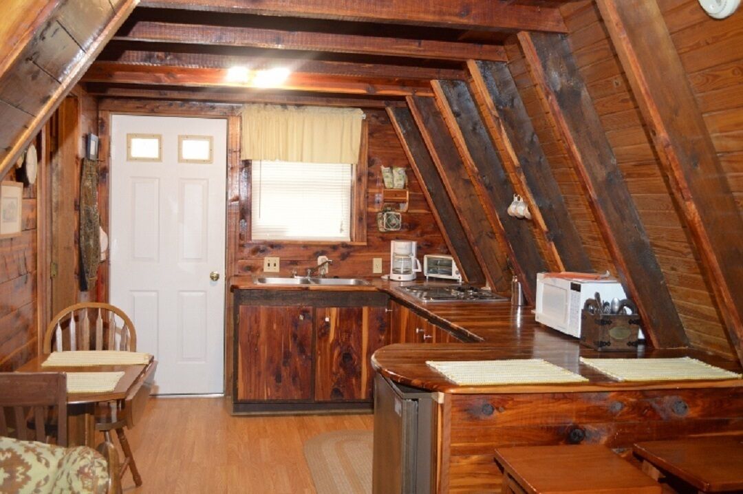 Cedar A Frame Chalet Cabin 3 located on Patoka Lake in Southen Indiana