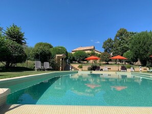 Outdoor pool - Au Coin des Arbres - Laurier (Biron)