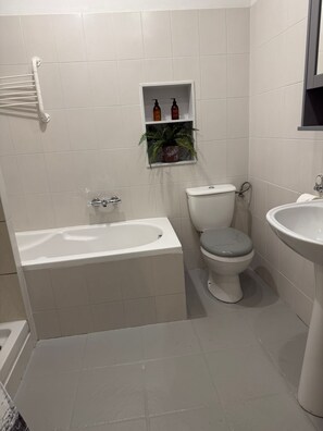 Shower, hair dryer, towels, soap - Au Coin des Arbres - Laurier (Biron)