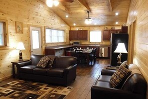 TV connectée, cheminée, jeux vidéo, lecteur de DVD