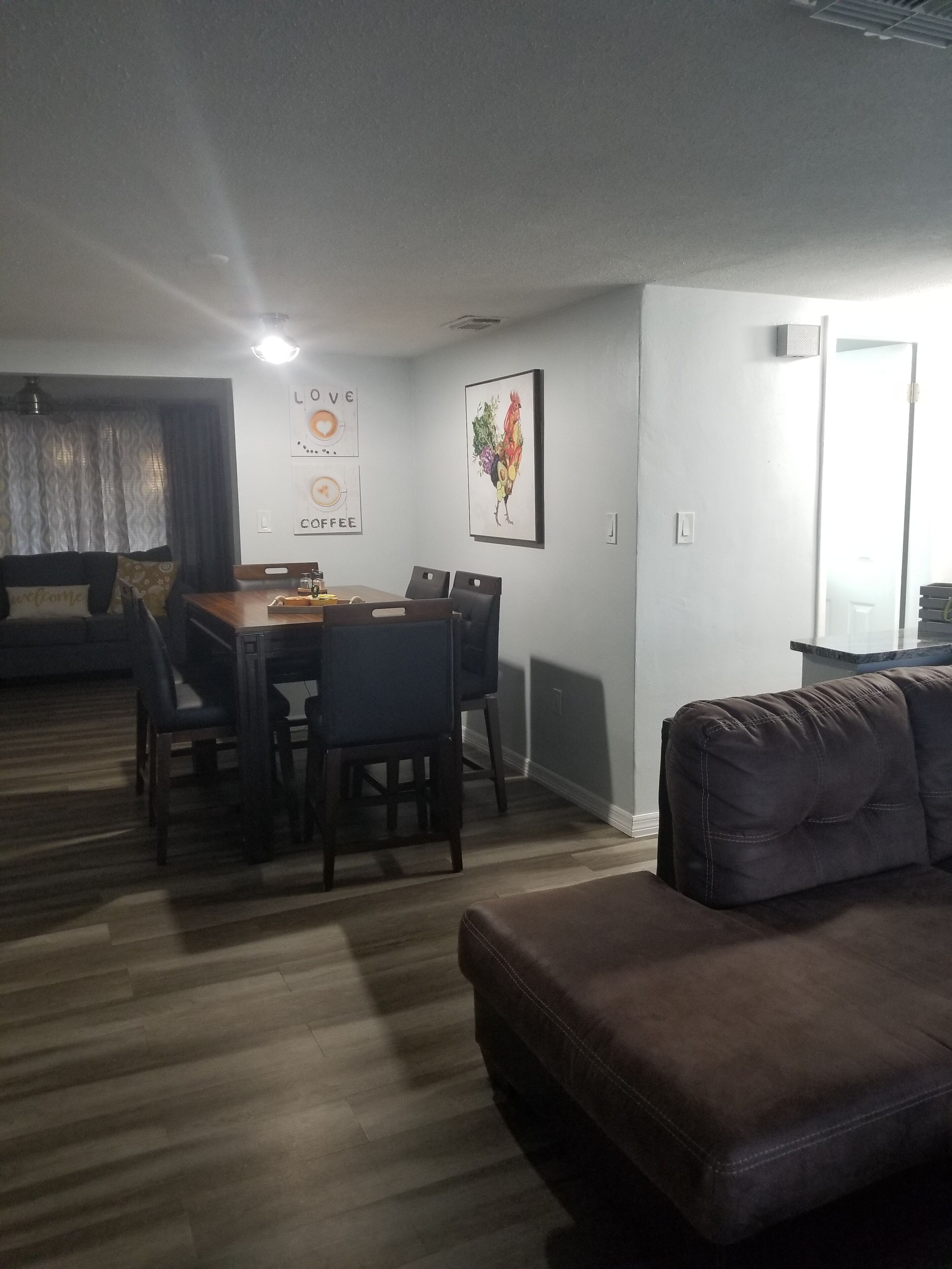 Entire house. Green Park Beach 7 miles. Private backyard with BBQ