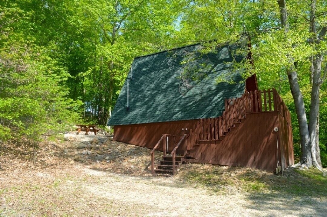 Cedar A Frame Chalet 4 Cabin located on Patoka Lake in Southern Indiana