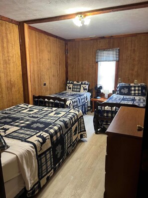 2 bedrooms, iron/ironing board, travel crib, WiFi