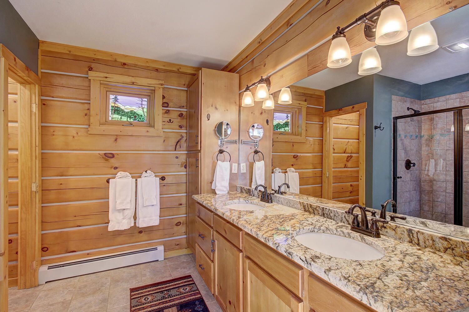 Bathtub, hair dryer, towels