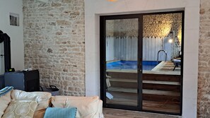 Indoor pool, a heated pool - Charming 4-star residence La KATORA with heated indoor pool (Angles)
