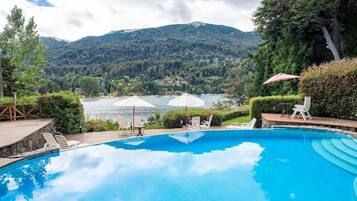 Indoor pool, outdoor pool