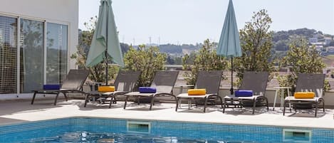 Indoor pool, outdoor pool