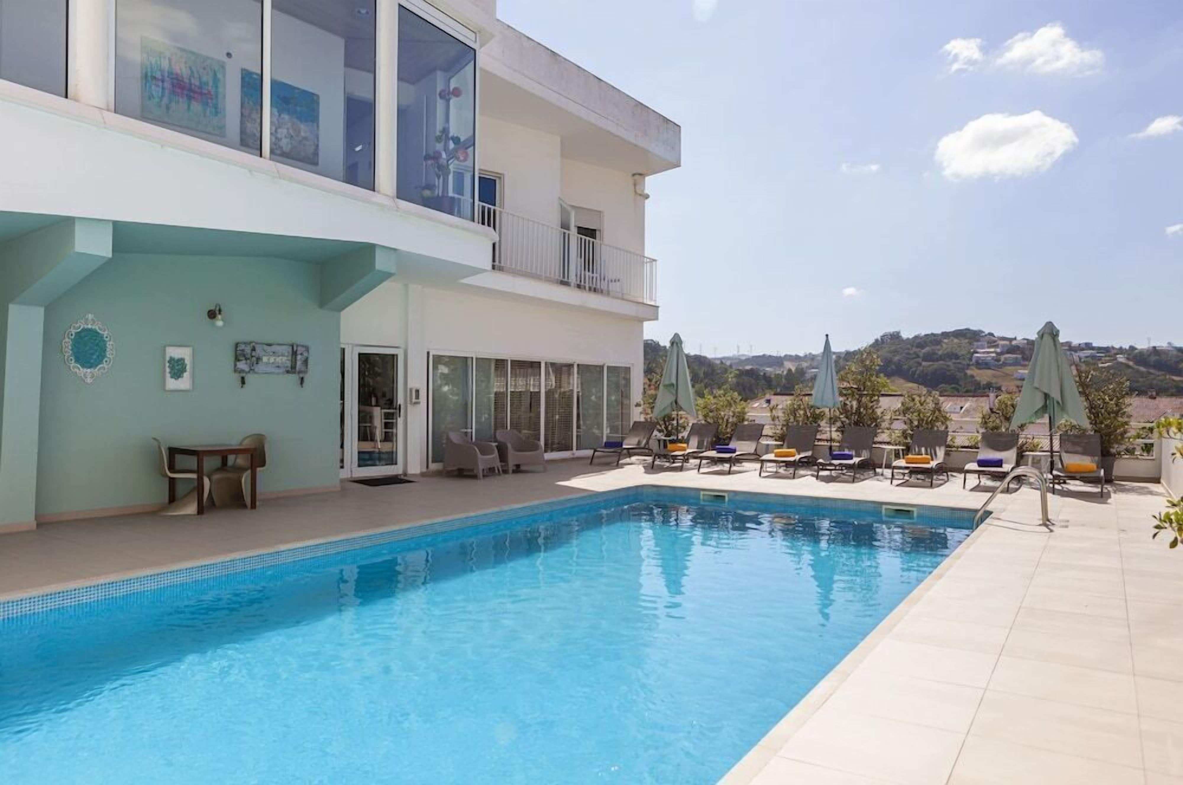 Indoor pool, outdoor pool