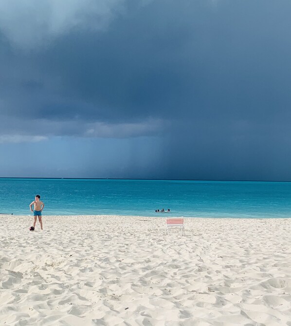 On the beach