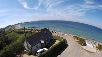 Accommodatie ligt op het strand