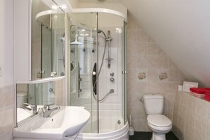 Shower, hair dryer
