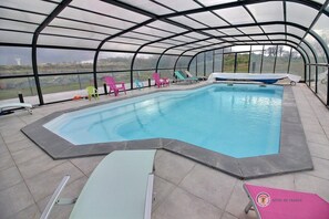 Una piscina climatizada