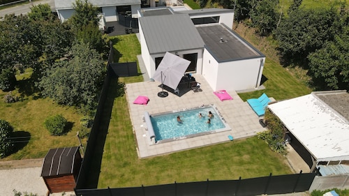 Maison Neuve Proche mer Avec Piscine Chauffée