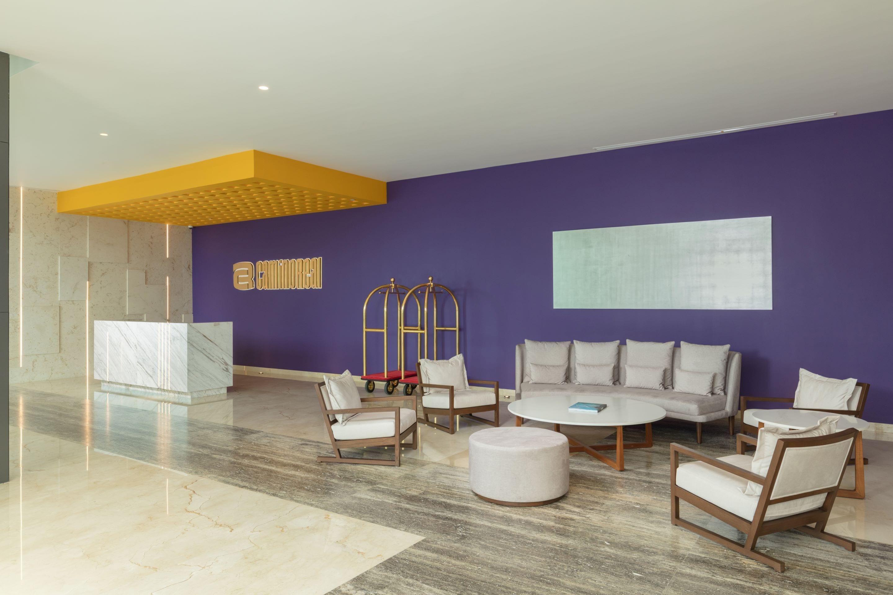 Sala de estar en el lobby