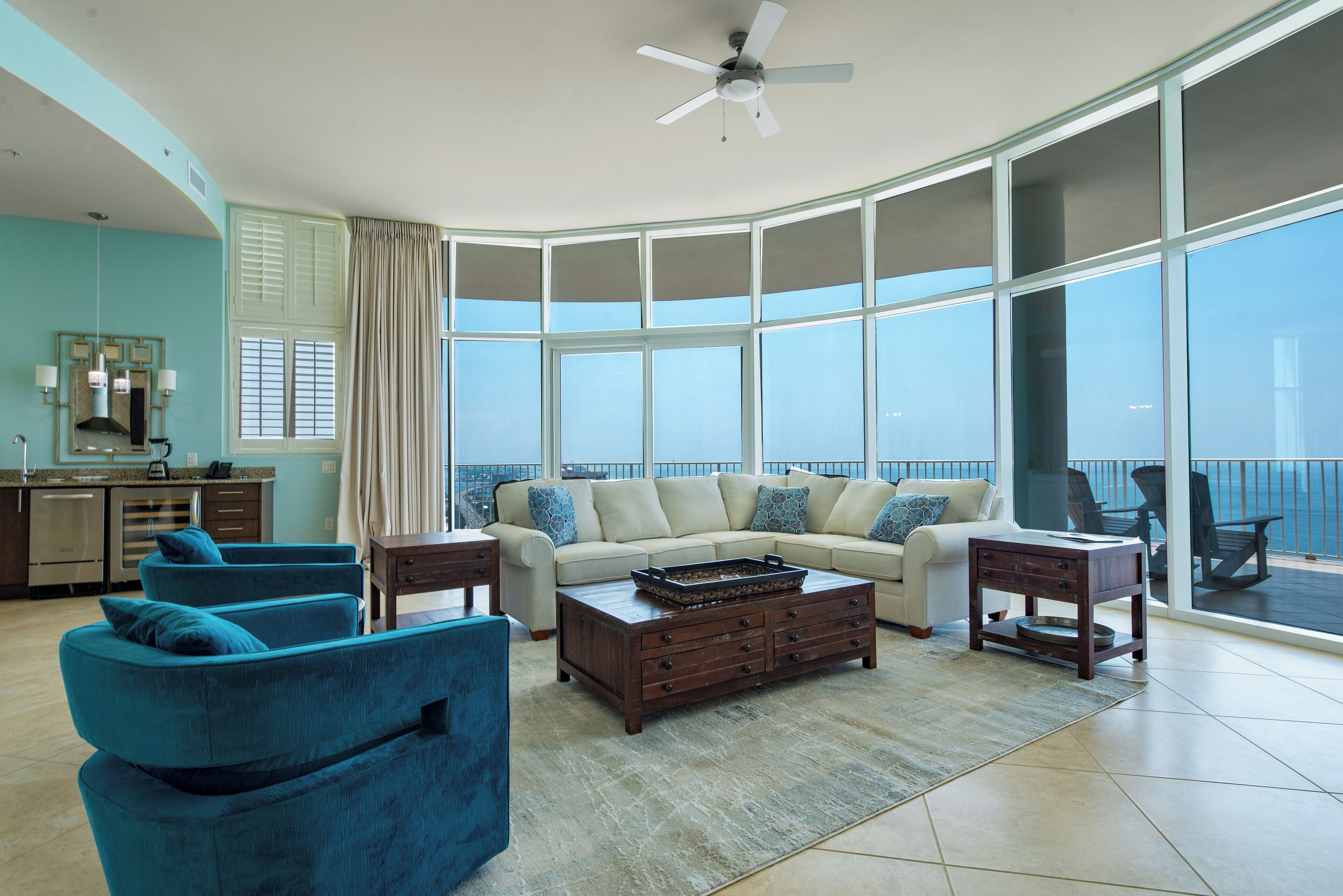 Penthouse Four Bedroom Unit at Turquoise Place with Unobstructed Gulf of Mexico Views