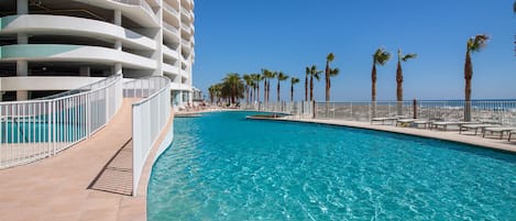 Indoor pool, a heated pool