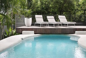 Outdoor pool, a heated pool - Tingira by Salty Stays (Sunshine Beach)