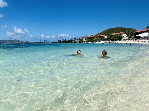 Luxury Ocean/Beachfront Condo on Sapphire Beach with the Best View!