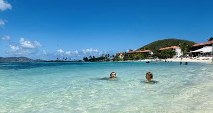 Luxury Ocean/Beachfront Condo on Sapphire Beach with the Best View!