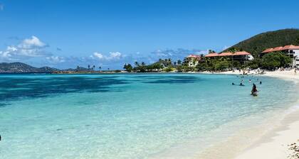 Luxury Ocean/Beachfront Condo on Sapphire Beach with the Best View!