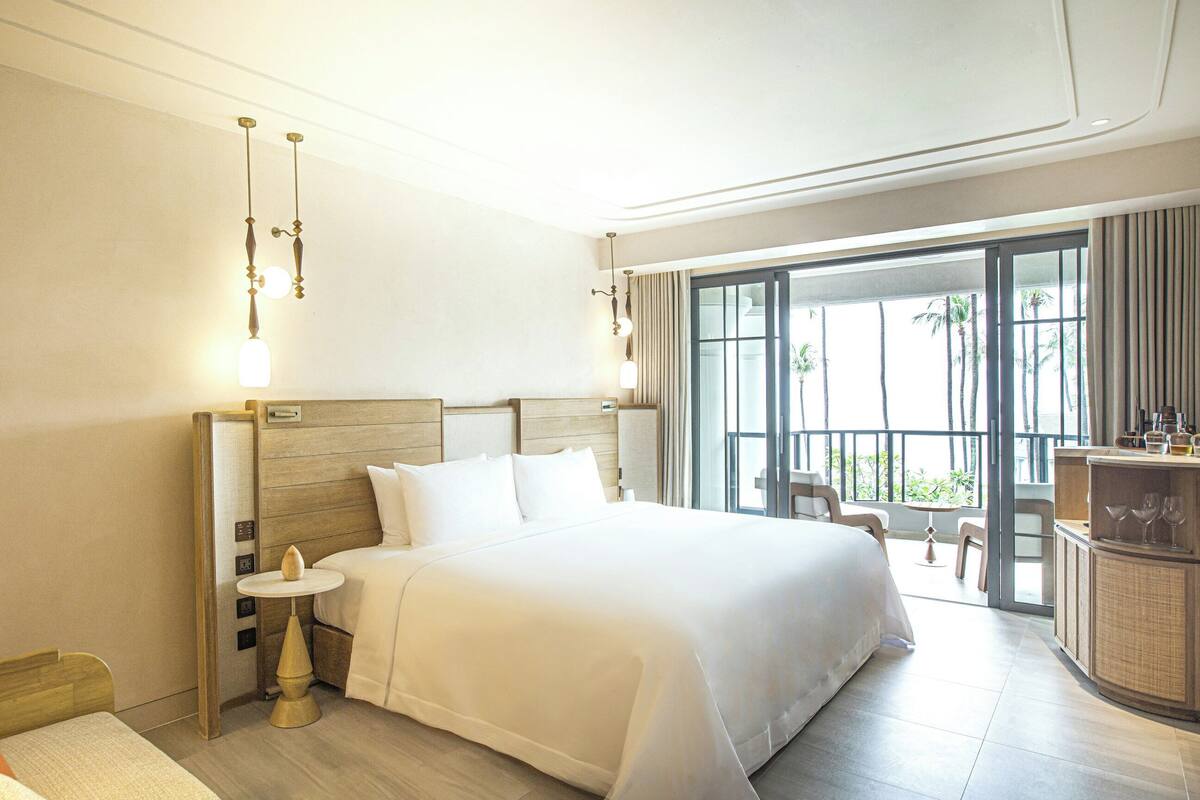 Luxury Twin Room, 2 Katil Bujang (Single) (Ocean Hollywood) | Peralatan tempat tidur premium, bar mini percuma, peti besi dalam bilik 