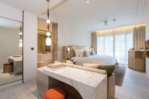 Roba de llit d'alta qualitat i minibar gratuït