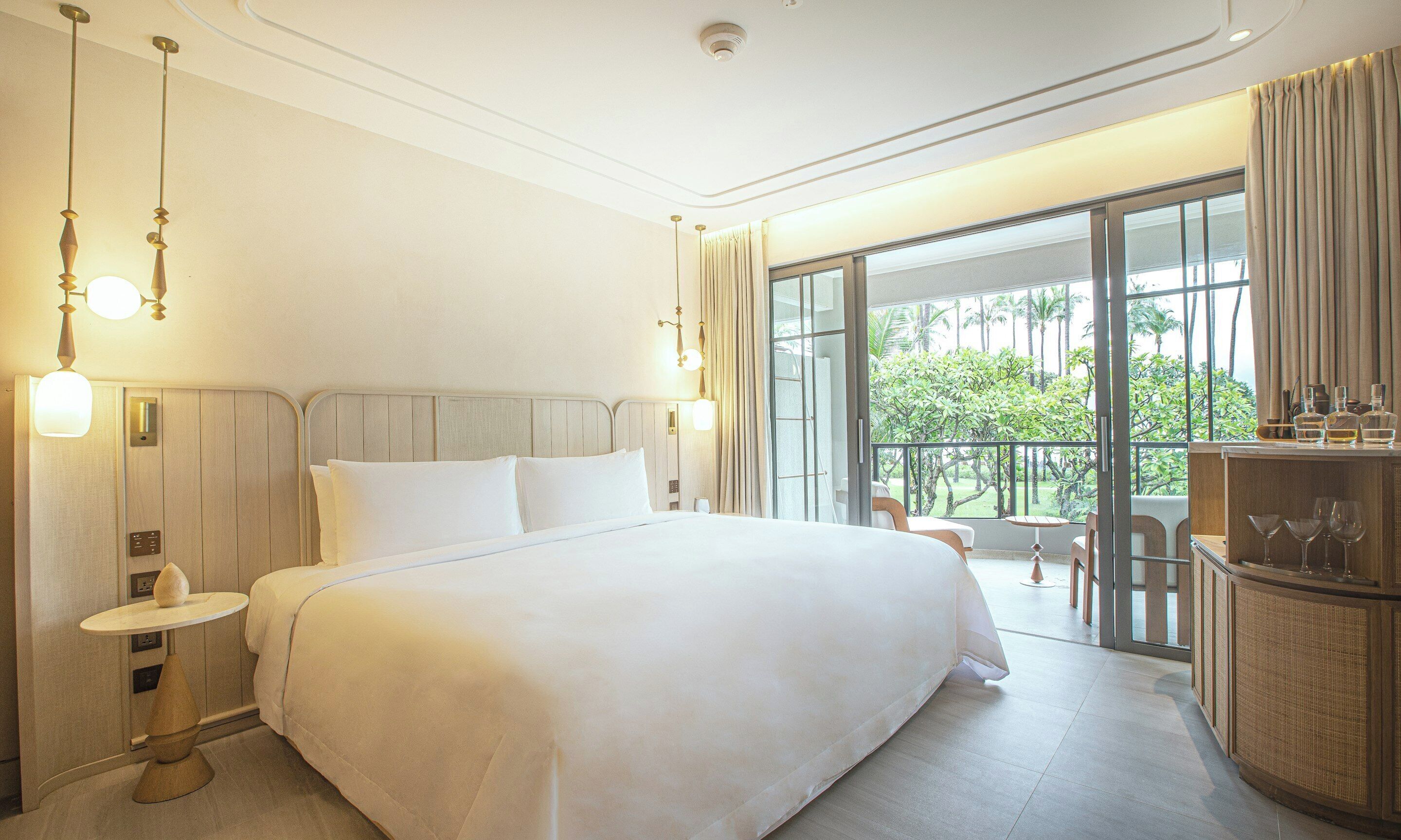 Quarto duplo luxo, 2 camas de solteiro (Garden Hollywood) | Roupas de cama premium, frigobar (abastecido com itens grátis)