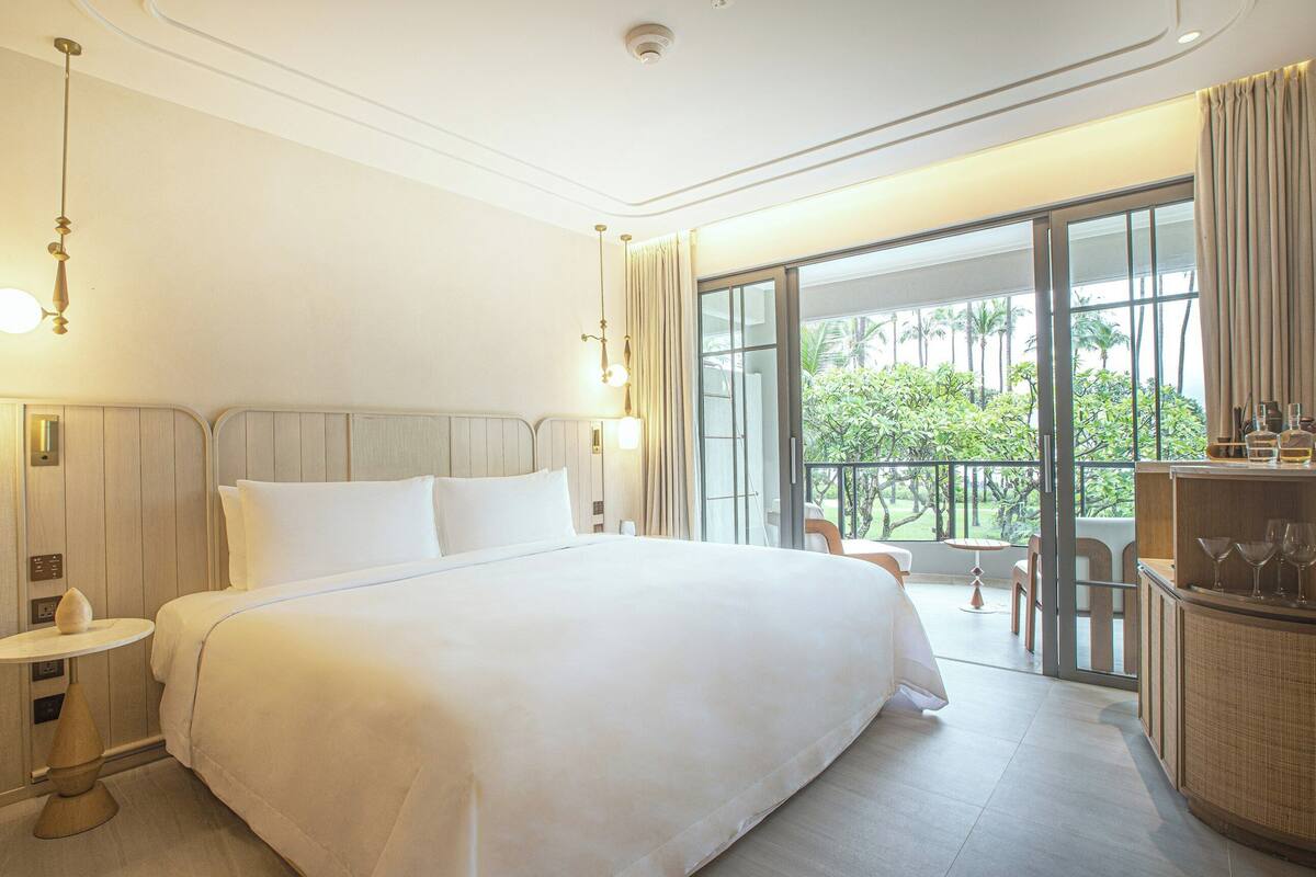 Deluxe Twin Room, 2 Katil Bujang (Single) (Garden Hollywood) | Peralatan tempat tidur premium, bar mini percuma, peti besi dalam bilik 