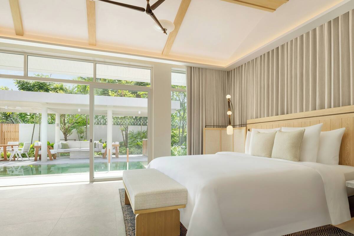 Villa (Reserve Pool) | Peralatan tempat tidur premium, bar mini percuma, peti besi dalam bilik 