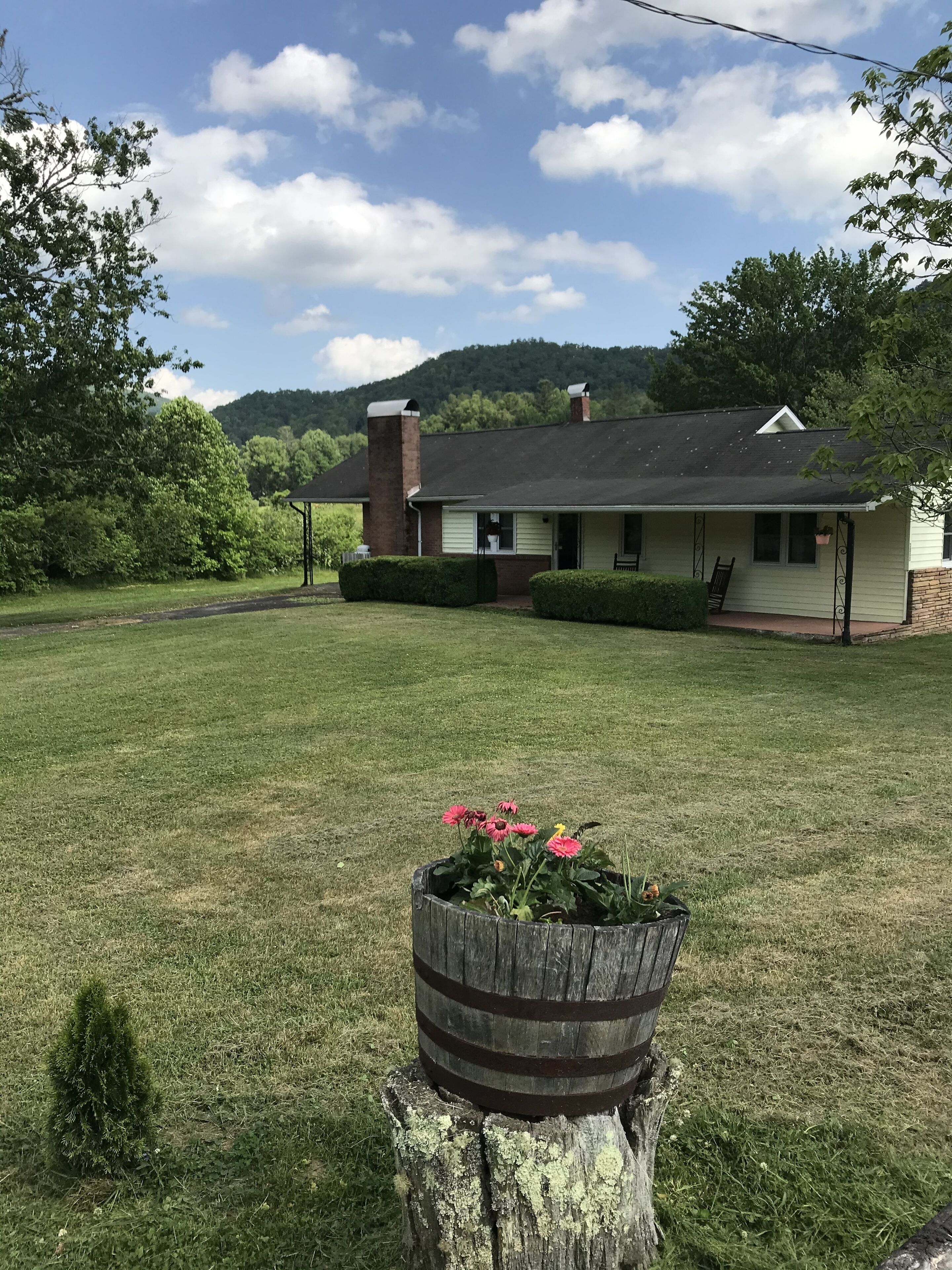 Beautiful country home in the heart of the Blue Ridge Mountains  hike bike fish