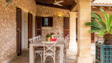 Udendørs spisemuligheder