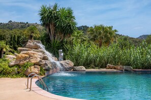 Pool - Holiday Villa Ribot with Mountain View, Pool, Wi-Fi, Garden & Terrace (Capdepera)