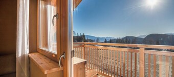 Appartement de vacances "Brugghof Lärche" avec vue sur les montagnes, jardin, balcon et Wi-Fi