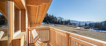 Apartamento vacacional "Brugghof Lärche" con vistas a la montaña, jardín, balcón y Wi-Fi