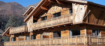 Appartamento "Mulin Moidl" vicino all'area sciistica con vista sulle montagne, sauna e giardino