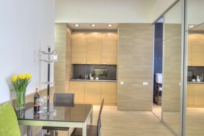 奢华开间 (Studio with Spa Mikhailovskiy Lane 9B) | 私人厨房