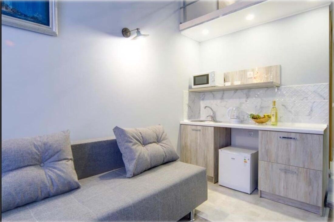 시그니처 스튜디오 (Split Level on Yaroslaviv Val 17a) | 전용 주방