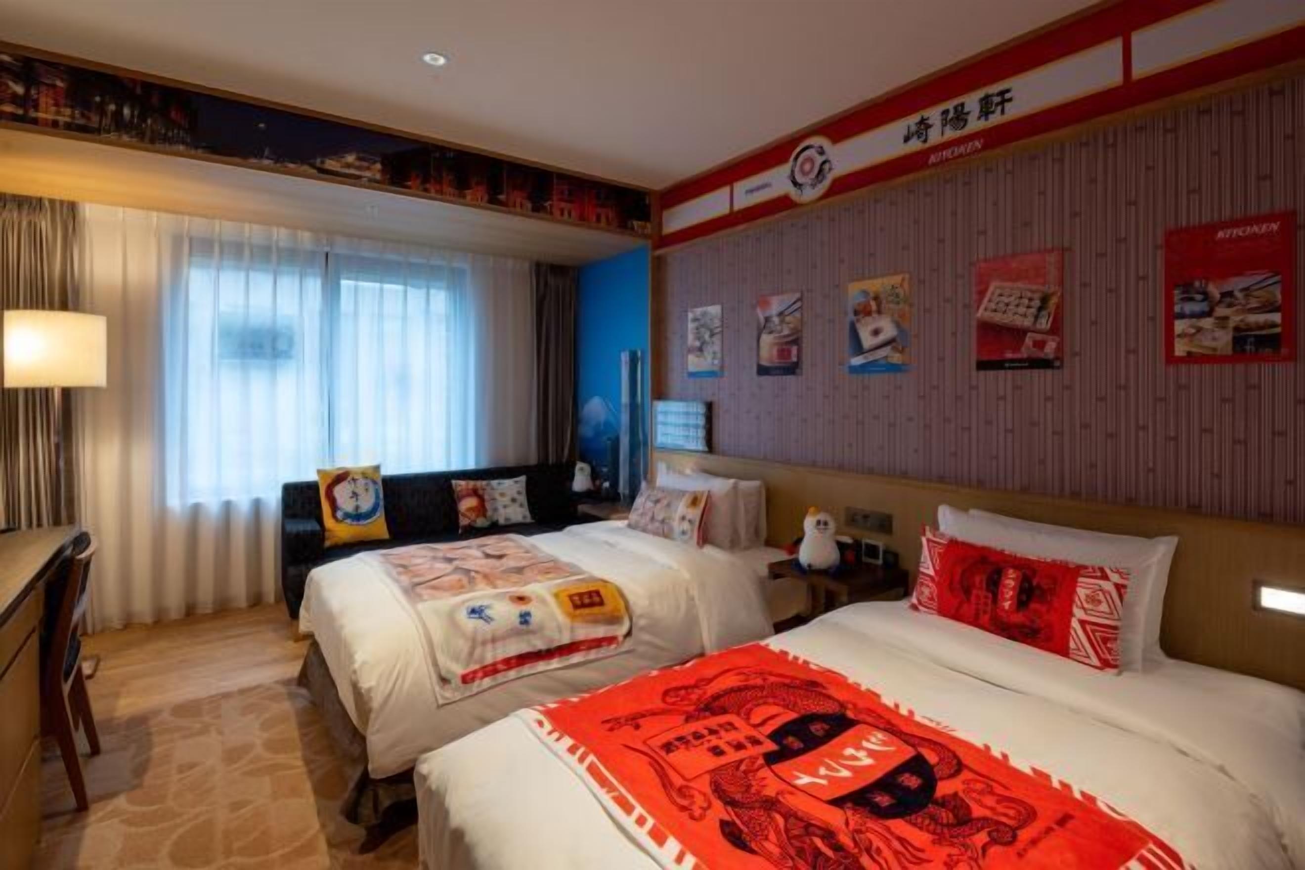 Down duvets, minibar, in-room safe, desk