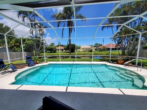 Outdoor pool, a heated pool - Our Beautiful Vacation Home with Heated Pool (Port St. Lucie)